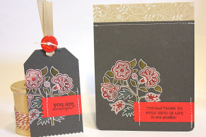 Fancy Folk Art Card & Tag