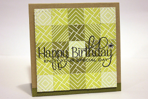 Happy Birthday Squared Card