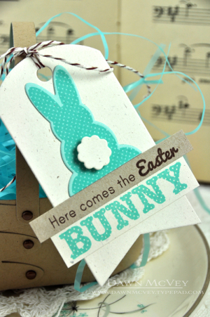 Easter Tag detail