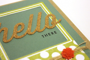 Hello Card - detail