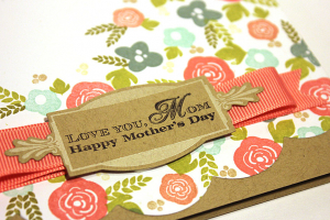 Mothers Day Garden Card - detail