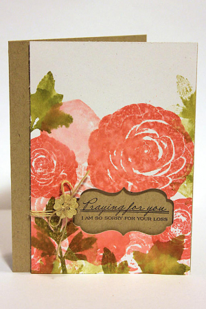 Garden Sympathy Card
