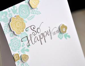 So Happy For You Card Detail