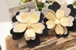 Handmade Floral Brooch