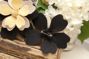 Handmade Floral Brooch