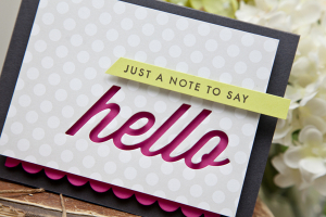 Just a Note to Say Hello