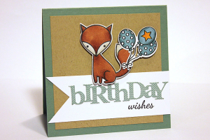Foxy Birthday Wishes Card