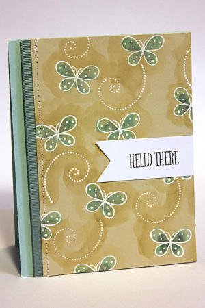 Hello There Butterfly Card