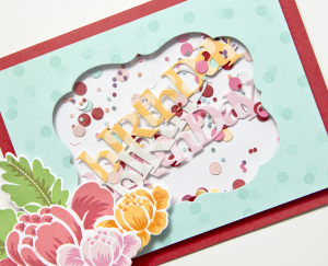 Birthday Shaker Card