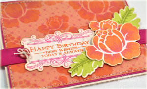 Birthday Posies detail