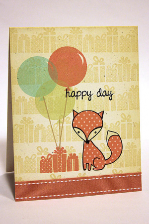 Happy Day Foxy Card