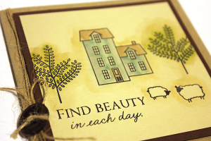 Find Beauty in Each Day Card - detail