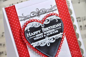 Birthday Heart detail