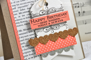 Birthday Tag Card detail