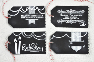 Chalkboard Birthday Tags