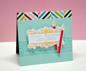 Happy Birthday Candles card