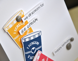 We All Scream For Ice Cream Card Detail