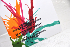 Happy Birthday detail