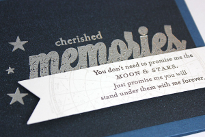 Cherished Memories Card - detail