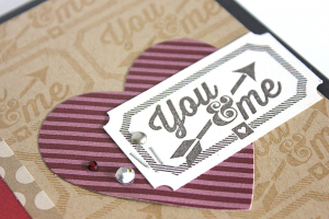 You & Me Card - detail