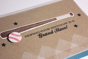 Grand Slam Birthday Card - detail