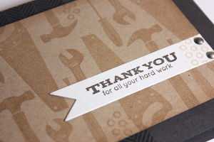 Thank You Tool Card - detail