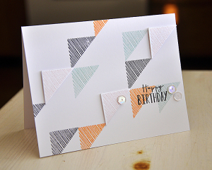 Triangle Birthday Card