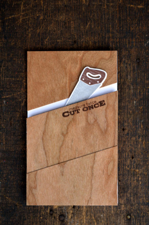 Cut Once (card)