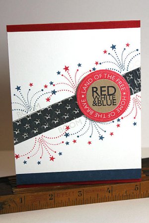 Red, White & Blue Card
