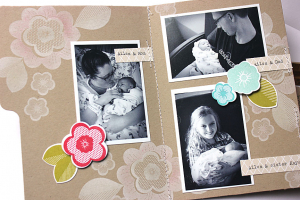 Welcome Baby Ailsa Mini Book - inside pages