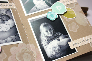 Welcome Baby Ailsa Mini Book - inside pages detail