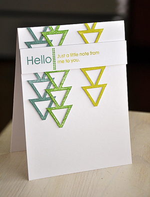 Triangle Strips Card