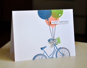 Balloon Lift Birthday Card