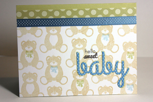 Sweet Baby Bear Card