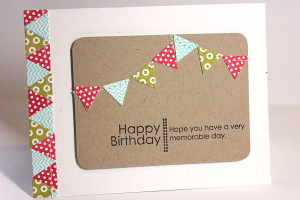 Birthday Bunting Card