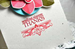 Sincere Thanks detail