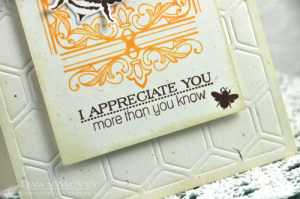 I Appreciate You Bees detail