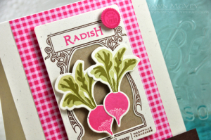 Radish Birthday detail