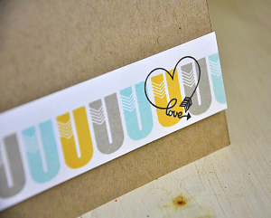 Love You Card Detail