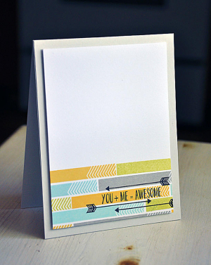 You + Me = Awesome Card