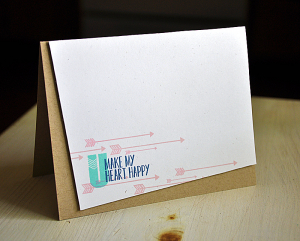 U Make My Heart Happy Card