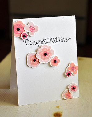 Floral Congratulations Card