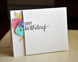 Happy Birthday Bouquet Card