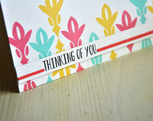 Thinking Of You Card Detail
