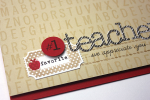 #1 Favorite Teacher Card detail