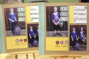 2012-2013 Back to School Scrapbook Pages