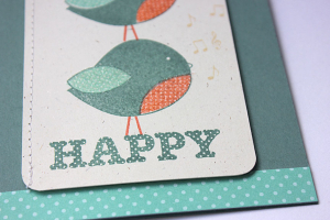 Happy Birds Card detail