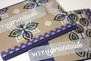 Grateful Rounds and Borders Cards detail