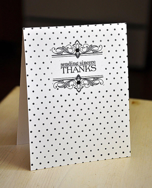 Sincere Thanks Card