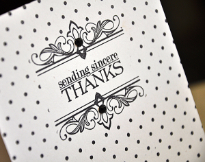 Sincere Thanks Card Detail